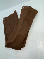 New Vintage Brown Polyester Pants #8450080 SS-102￼