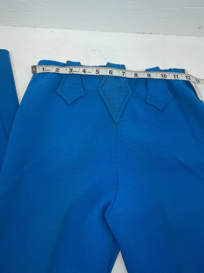 New Vintage Blue Panhandle Sim Polyester Pants #1144 XX-4
