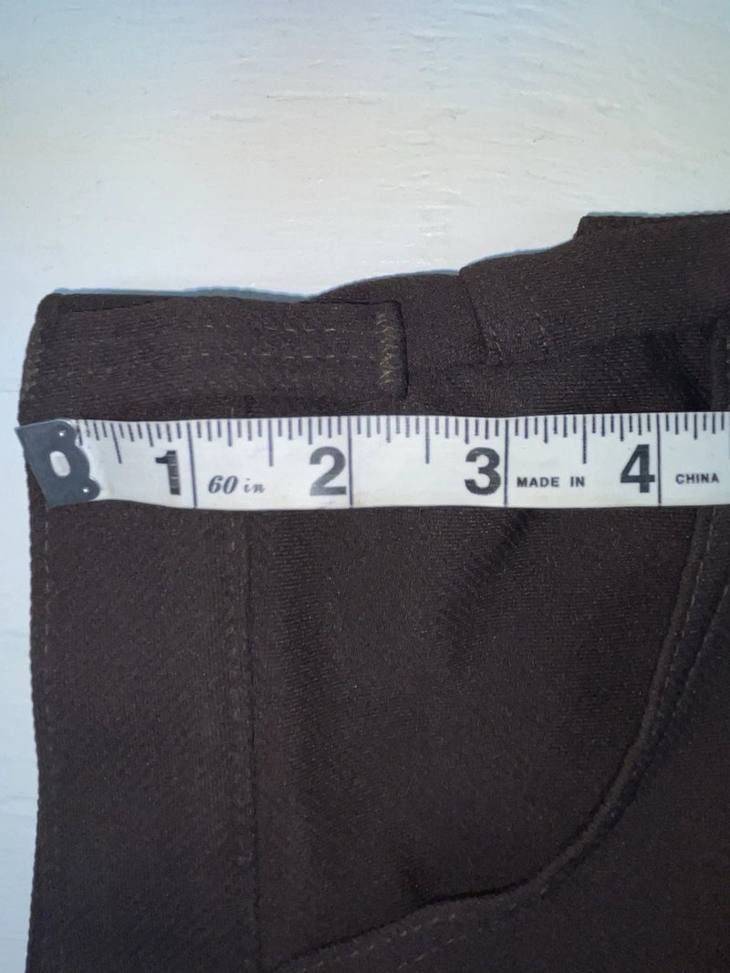 New Vintage Brown Lee Polyester Pants #2004021 ZZ-23