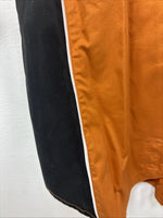 New Women’s Cumberland Orange Black Short Sleeve Button Up XL TT-5