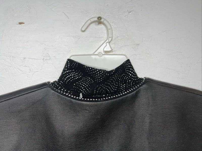 New Women’s 1849 Authentic Ranchwear Black Show Shirt Jacket Small #3552 UU-2