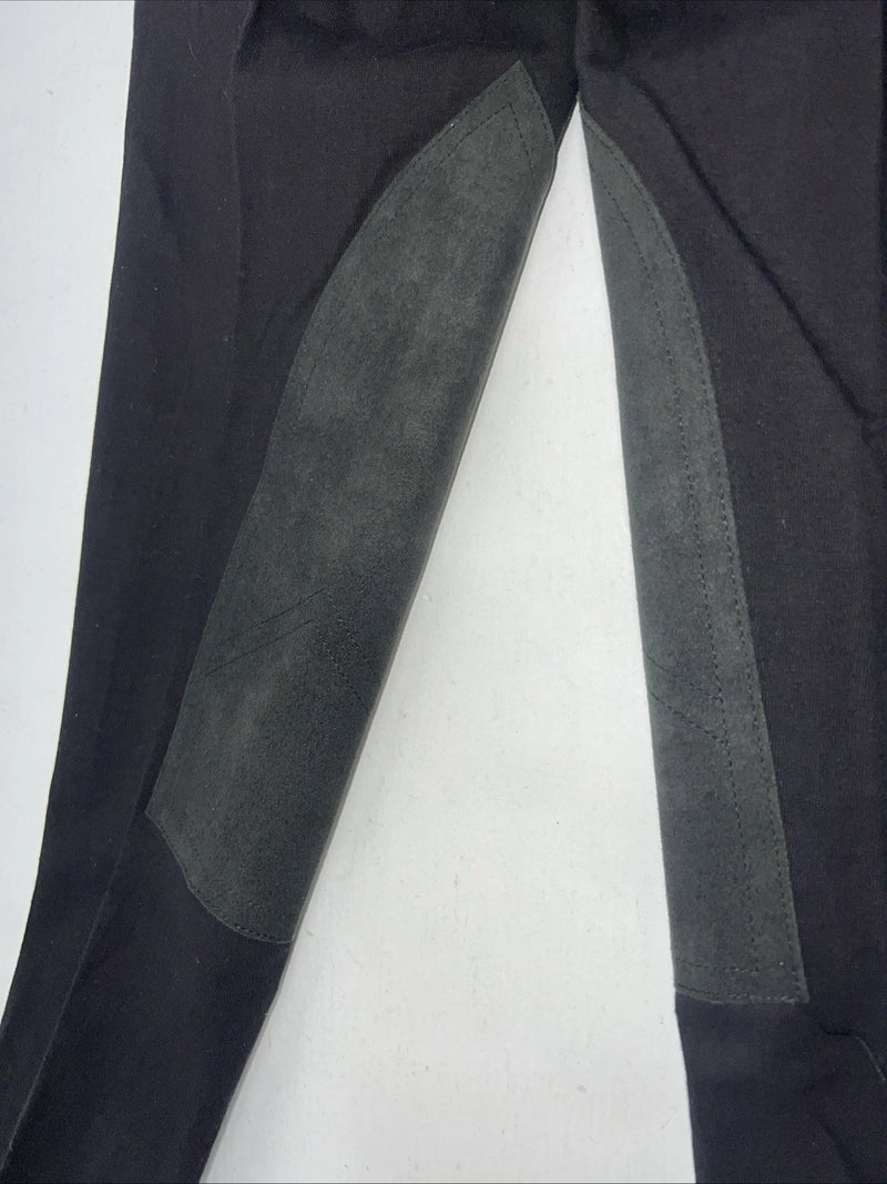 New Children’s Black Pull On Tough 1 Comfort Riders English Breeches. 14 A-151