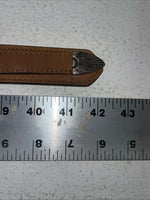 New Brown Genuine Leather 34” Belt #6987/28 Z-33