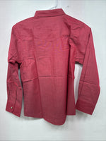 New Kids ELY Classic Pink Long Sleeve Button Up Medium DD-78