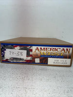 New Youth Black Lace Up American West Cowboy Boots. 3120 3.5 3 1/2 D. 22-38