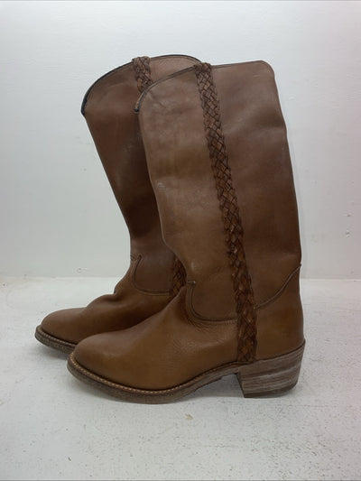New Men’s Brown Texas Brand Cowboy Boots. M 331 9 D. 4-94