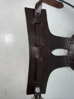 New Tough 1 Brown Leather Skid Boots With Lined Heel Cup #66-5500 G-501
