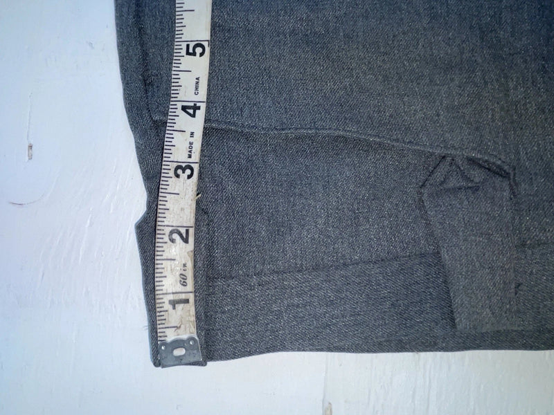 New Vintage Gray Circle S Polyester Pants #CP4768 OO-4