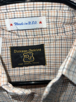 New Men’s Red Plaid Dickson-Jenkins Long Sleeve Pearl Snap Shirt. 15.5x34 M P-76