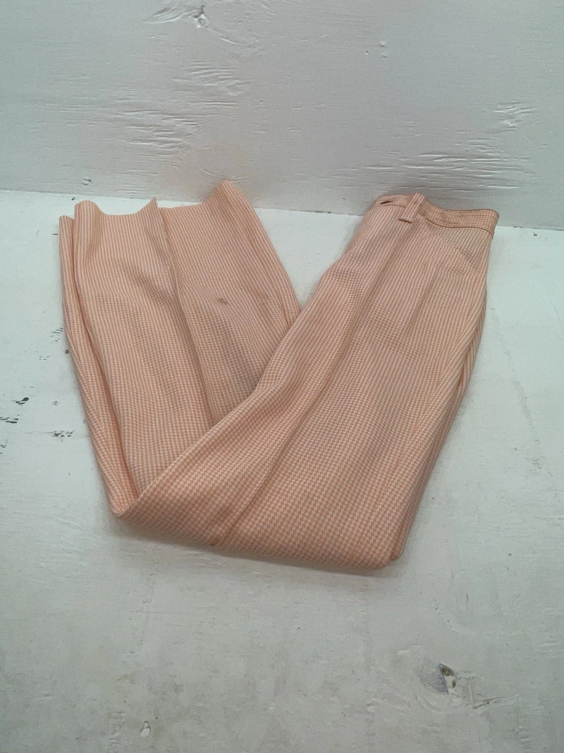 New Vintage Pink Checkered Dickson Jenkins Polyester Pants #501 SS-100