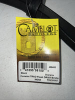New Camelot Black Leather Oversize Dressage Bridle #160507 BB-44