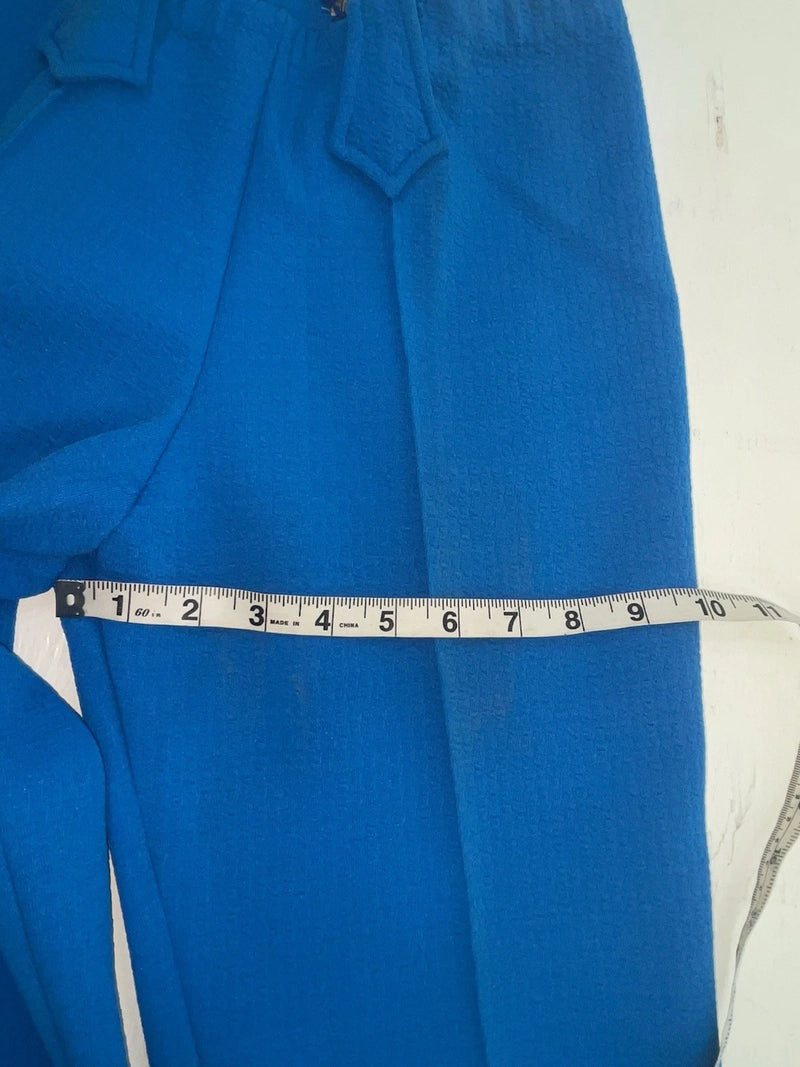 New Vintage Blue Panhandle Slim Polyester Pants #1144 3A-22
