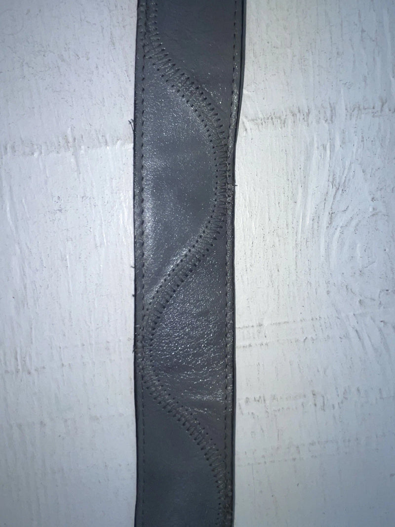 New Gray Genuine Leather Nocona Stitched 28” Belt #3062 NN-48