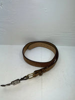 New Brown Genuine Leather Nocona Stitched And Textured 36” Belt #1613099 JJ-74