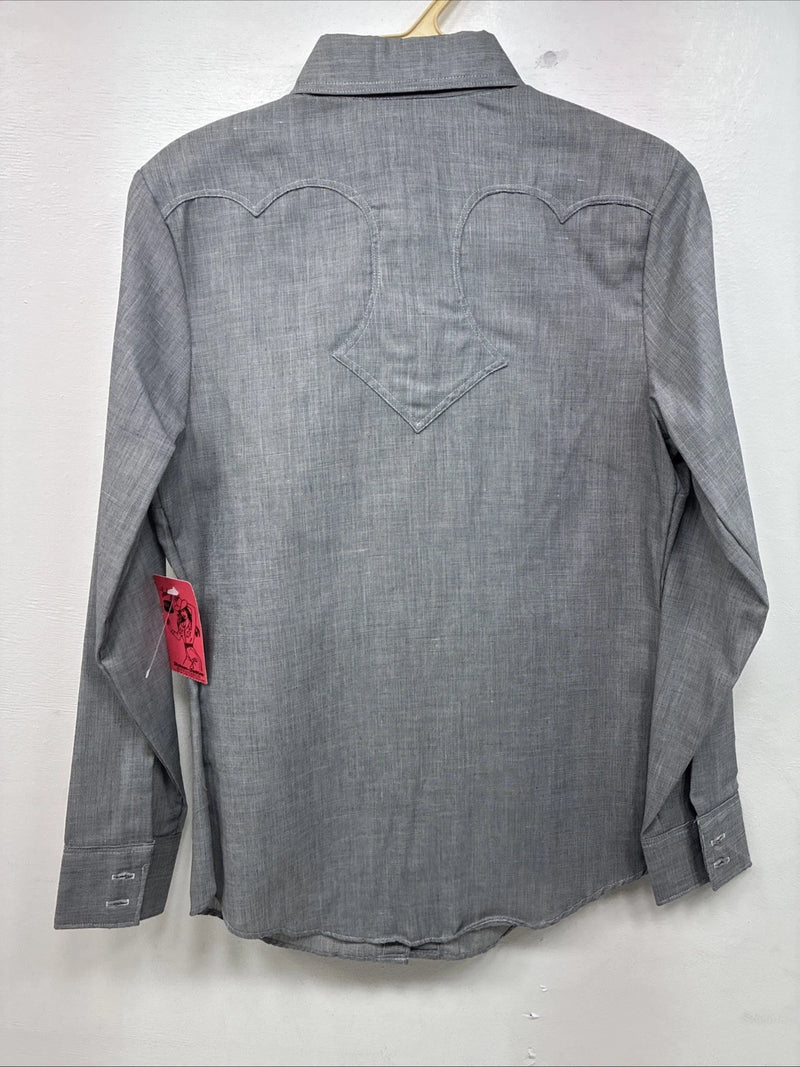 New Women’s Dickson Jenkins Gray Long Sleeve Button Up Size 32 MM-30
