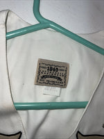 New Women’s 1849 Authentic Ranchwear White Black Show Vest Large E-604