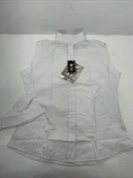 New Women’s White Tough 1 Comfort Riders Sleeveless Riding Shirt. 40 D-33