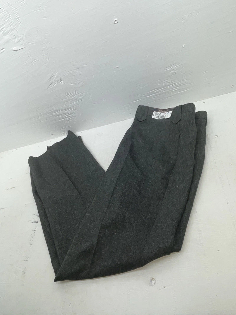 New Vintage Black Circle S Polyester Pants #CP4776 OO-14