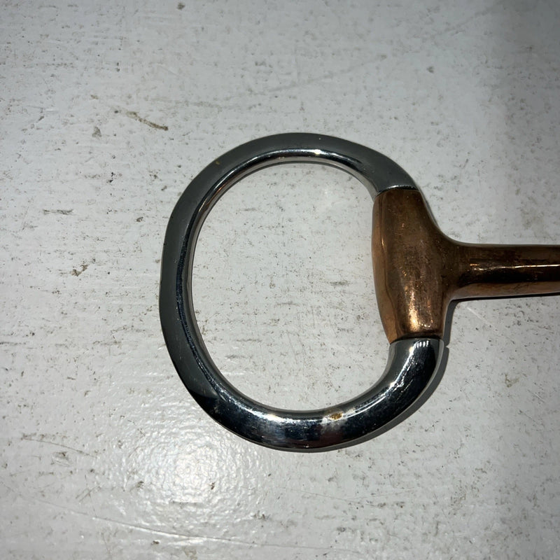 New Congress Leather 5” Eggbutt Copper Snaffle Y-505