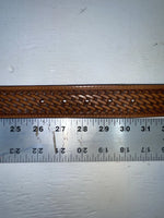 New Brown Genuine Leather Nocona Weaved And Pendent 28” Belt #2216448 NN-18