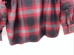 New Men’s ELY Cattleman Red Plaid Wool Jacket XL JJ-600