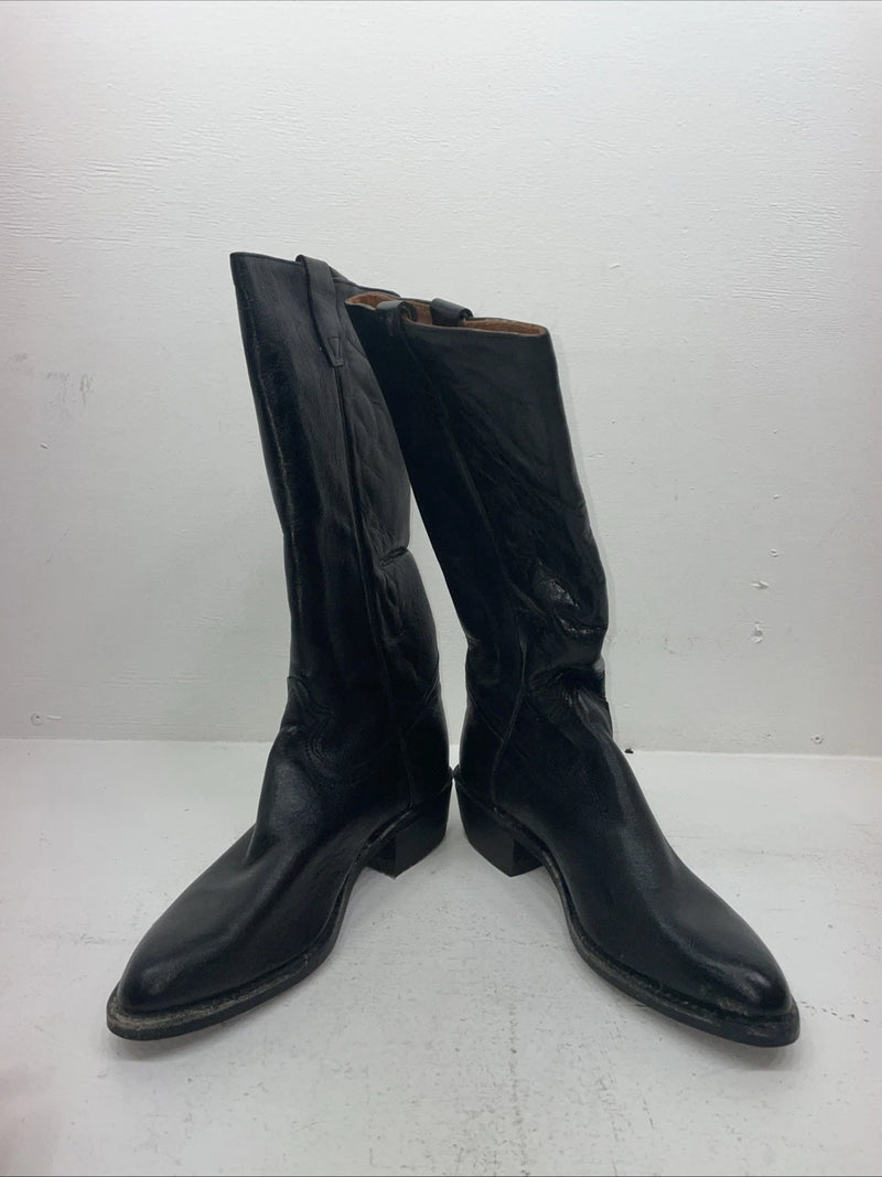 New Men’s Black Durange Cowboy Boots. 4726 10 D. 6-52
