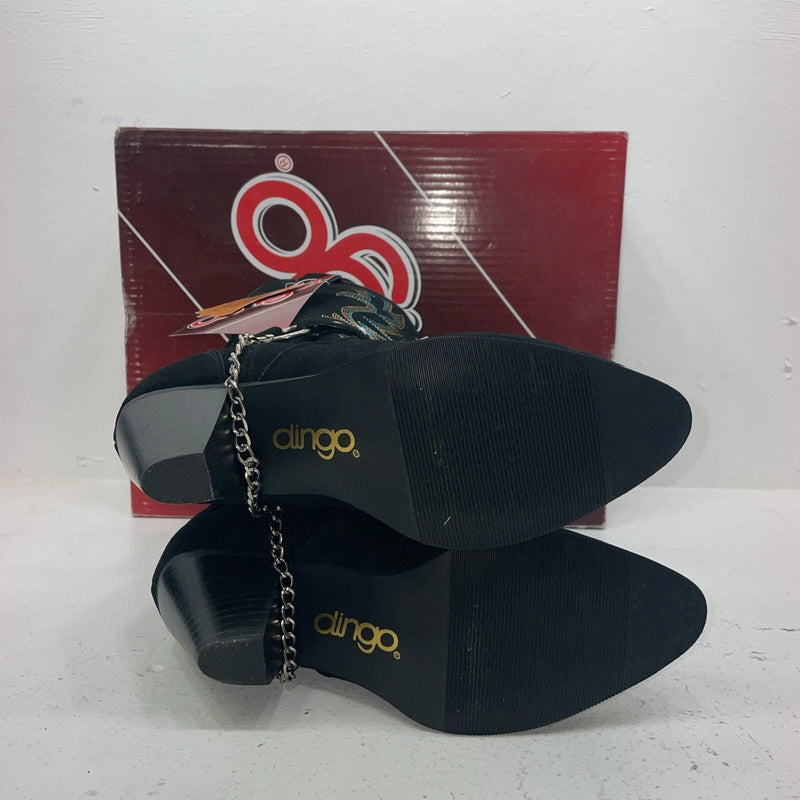 New Women’s Black Dingo Cowboy Boots. 640 9.5 9 1/2 M. 17-116