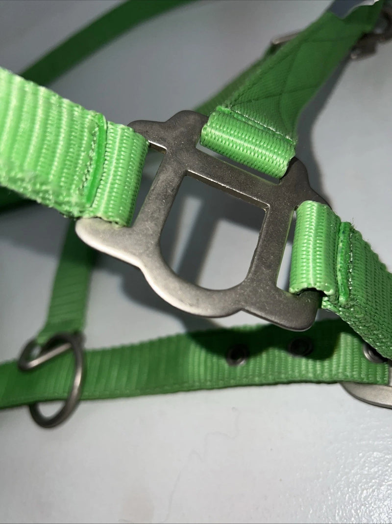 New Tough 1 Green Nylon Full Horse Halter #50-2011 3C-3