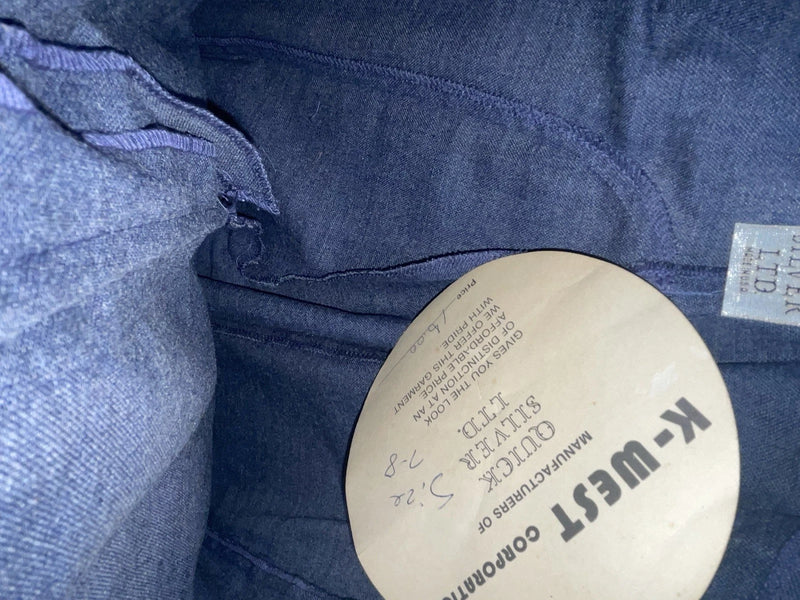 New Vintage Blue Quicksilver Polyester Pants XX-7
