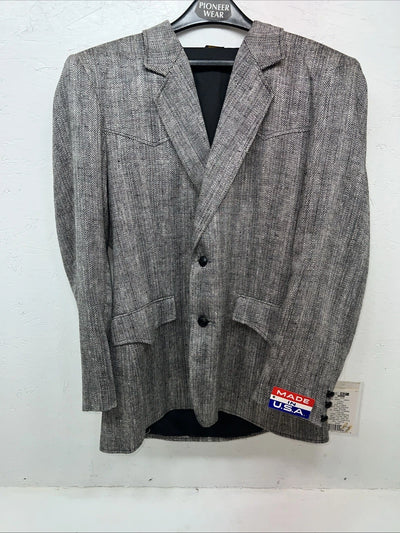 New Men’s Pioneer Wear Grey Suit Jacket 42 #12501 Y-603
