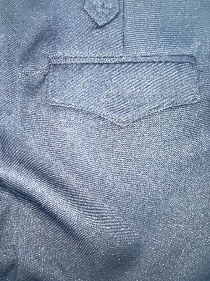 New Vintage Blue Circle S Polyester Pants #CP4793 XX-111
