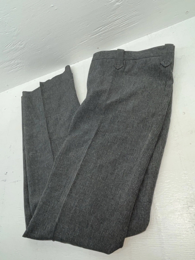 New Vintage Gray Circles S Polyester Pants #CP4776 XX-76