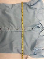 New Women’s Panhandle Slim Blue Long Sleeve Pearl Snap 14 Medium II-72