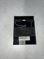 New Women’s Silver Strike Black 3D Cross Necklace N140 A-69