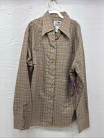 New Men’s Dickson Genkins Multiple Color Plaid Long Sleeve Pearl Snap Small J-55