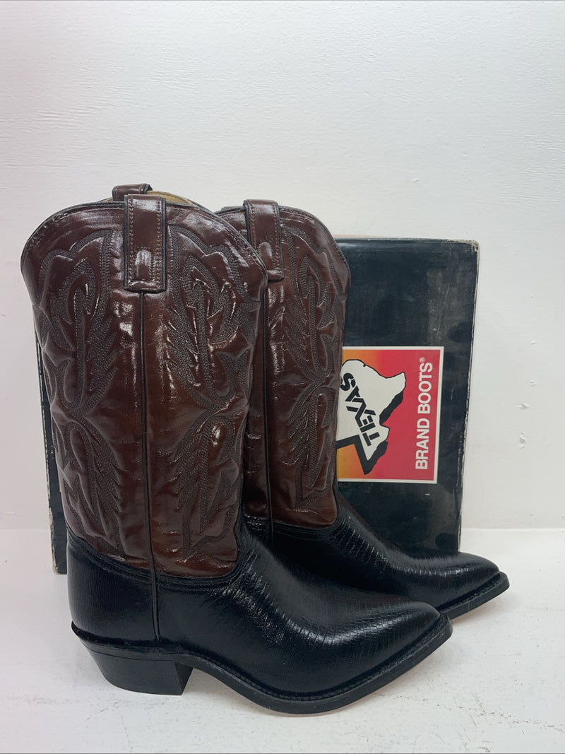 New Men’s Brown Texas Brand Cowboy Boots. 7230 10 E E. 6-45