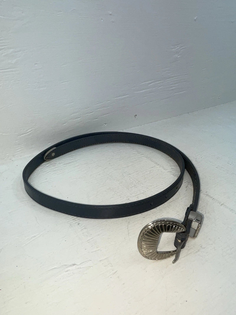 New Blue Genuine Leather 34” Belt NN-105