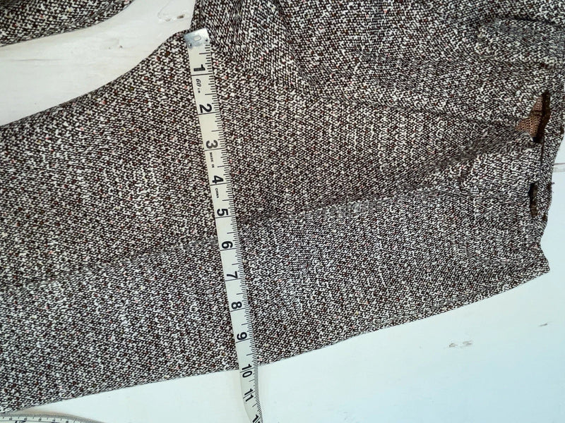 New Vintage Brown Speckled Panhandle Slim Polyester Pants #1246 VV-116