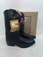 New Youth Black Smoky Mountain Cowboy Boots. 3688 Y 5. 24-136