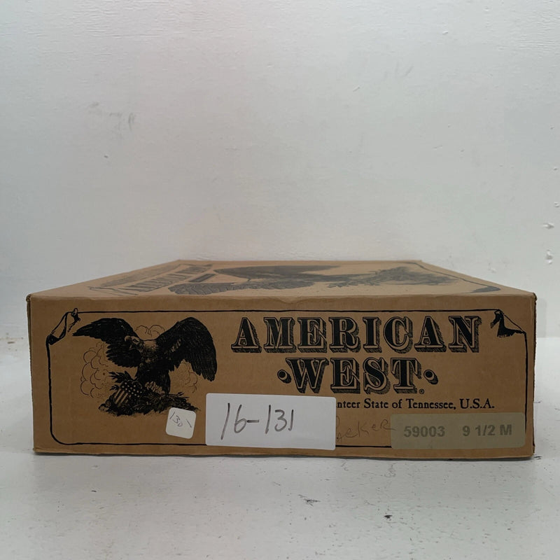New Women’s Brown American West Cowboy Boots. 59003 9.5 9 1/2 M. 16-131