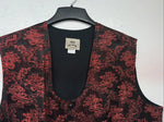 New Women’s Red 1849 Authentic Ranchwear Western Show Vest 3X WW-44