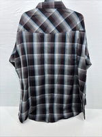 New Men’s ELY Cattleman Multiple Color Flannel Long Sleeve Pearl Snap 4XL E-83