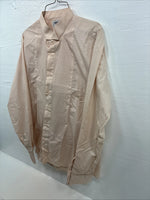 New Wayne Scott Tan Long Sleeve Button Up English Shirt XL X-78