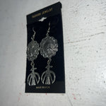 New Women’s Fashion Jewelry Silver Dangle Earrings. LE3000-1 A-123