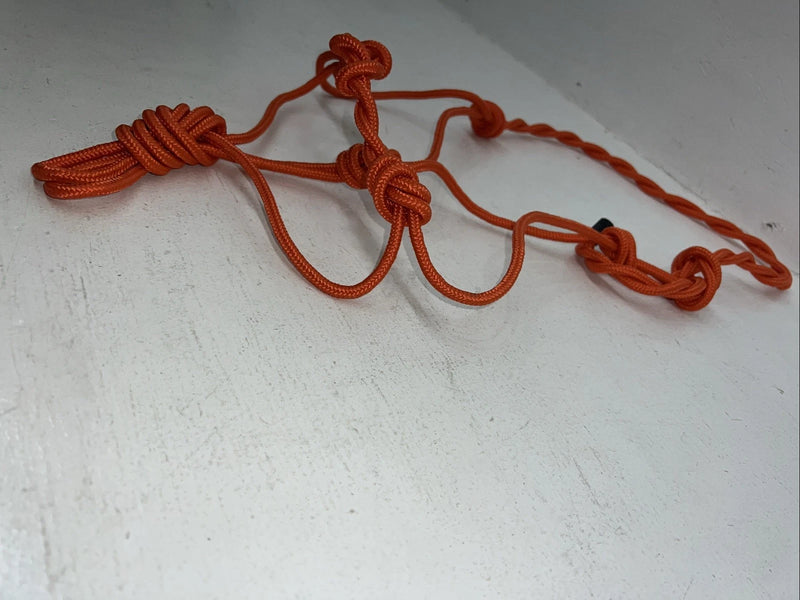 New Tough 1 Orange Rope Training Halter #50-1090 G-511