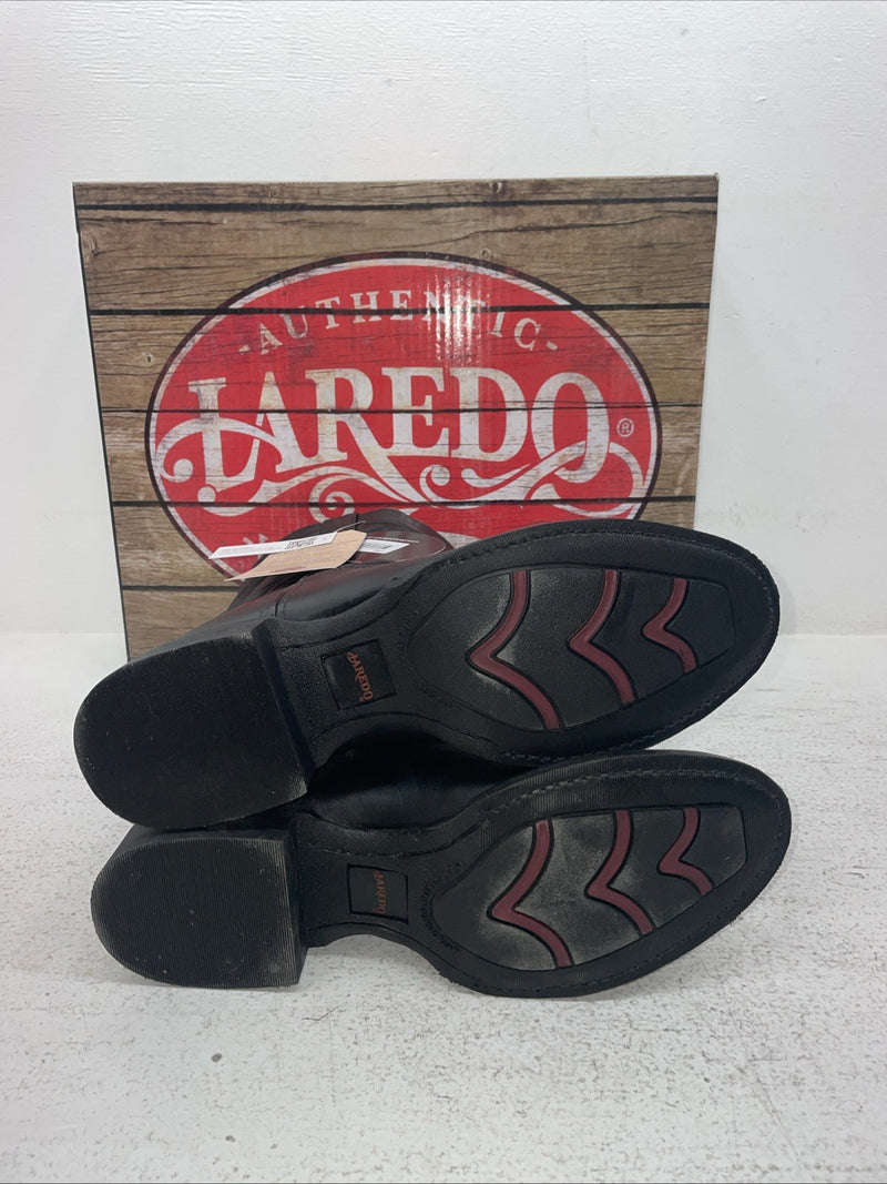 New Men’s Black Laredo Cowboy Boots. 67900 8.5 8 1/2 E W. 1-102