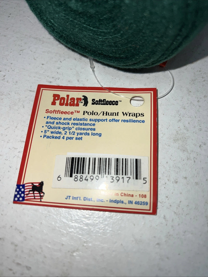 New Tough 1 Fleece Green Polo Wraps HH-5