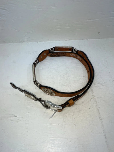 New Brown Genuine Leather Nocona Pendent 28” Belt #321904828 NN-3