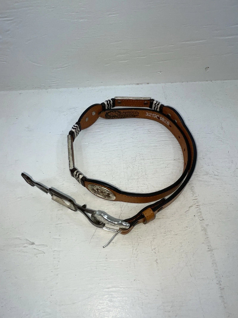 New Brown Genuine Leather Nocona Pendent 28” Belt #321904828 NN-3