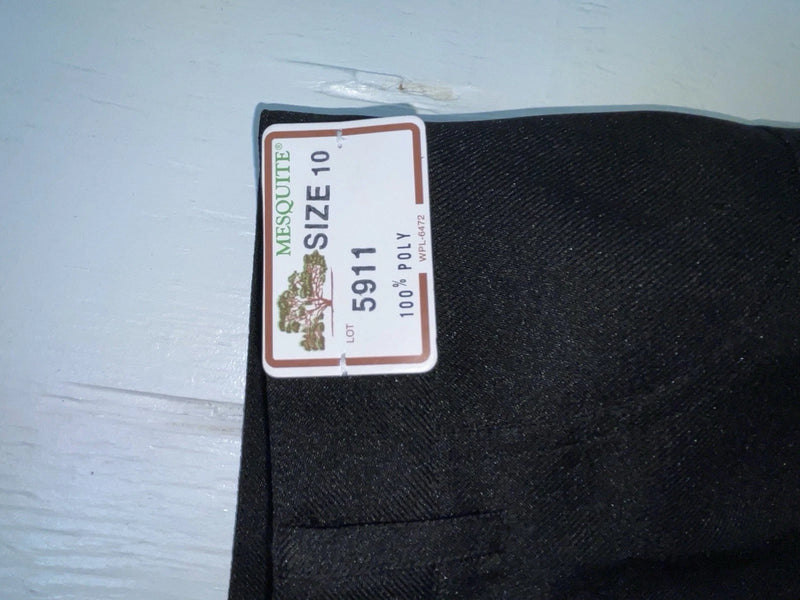 New Vintage Black Mesquite Polyester Pants #5911 ZZ-53